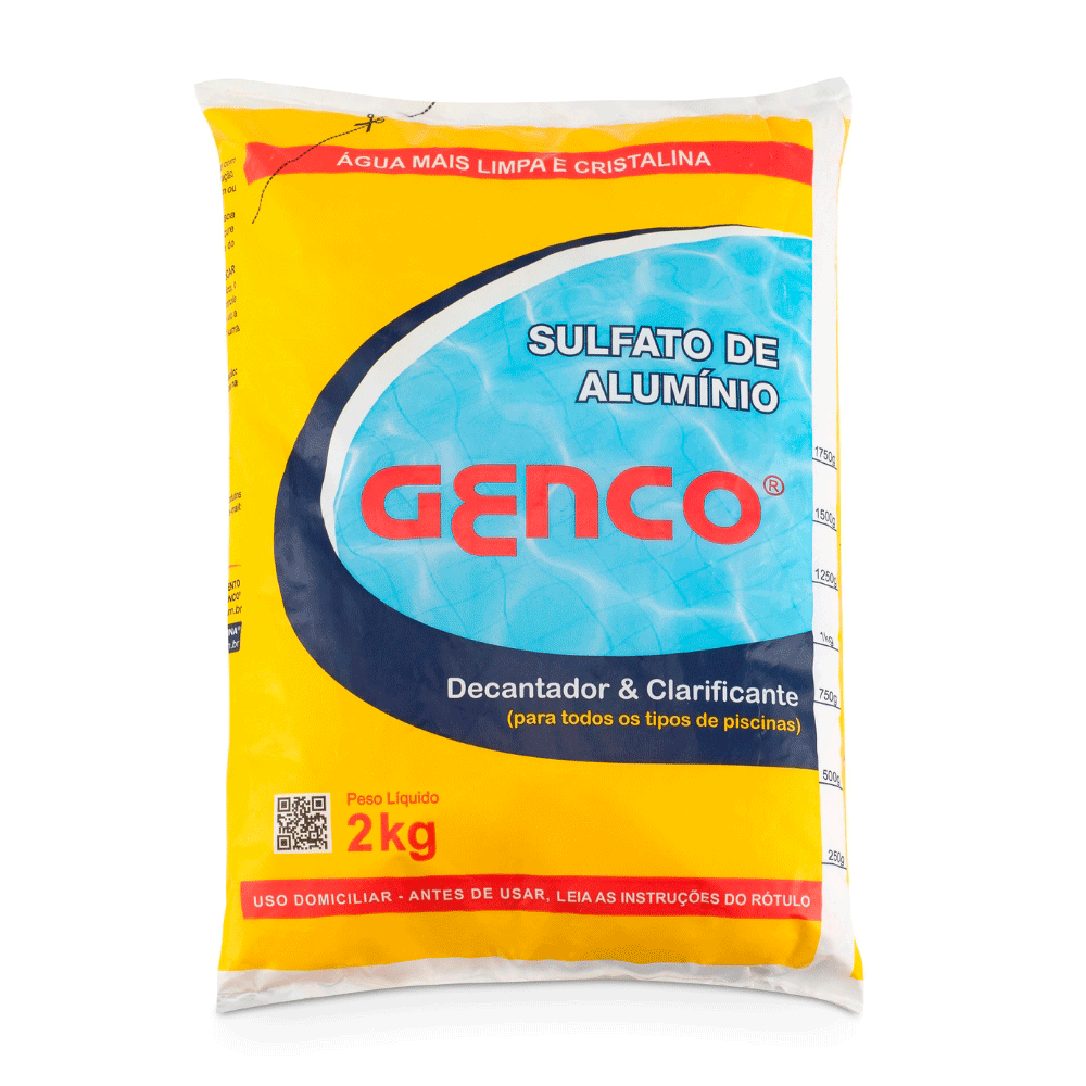 Sulfato de Alumínio 2kg Genco